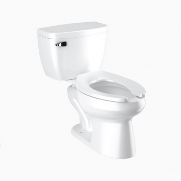 Sloan Two-Piece ADA Pressure-Assist Toilet with SloanTec Glaze 1.28 gpf, LH
